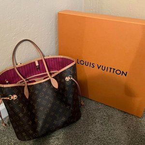 Iconic Monogram Louis Vuitton Neverfull MM